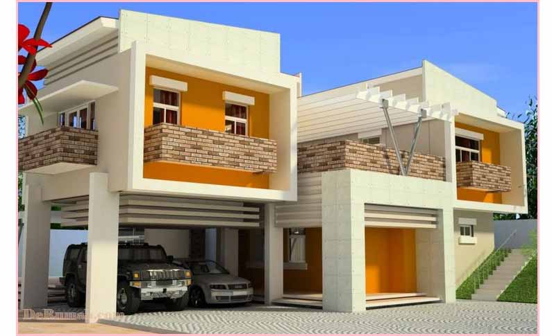 Cat Rumah tampak depan