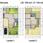 Denah Rumah Minimalis 2 Lantai