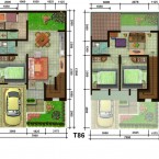 Denah Rumah Minimalis 2 Lantai
