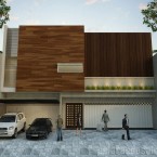 Desain Rumah Toko 2 lantai Luas
