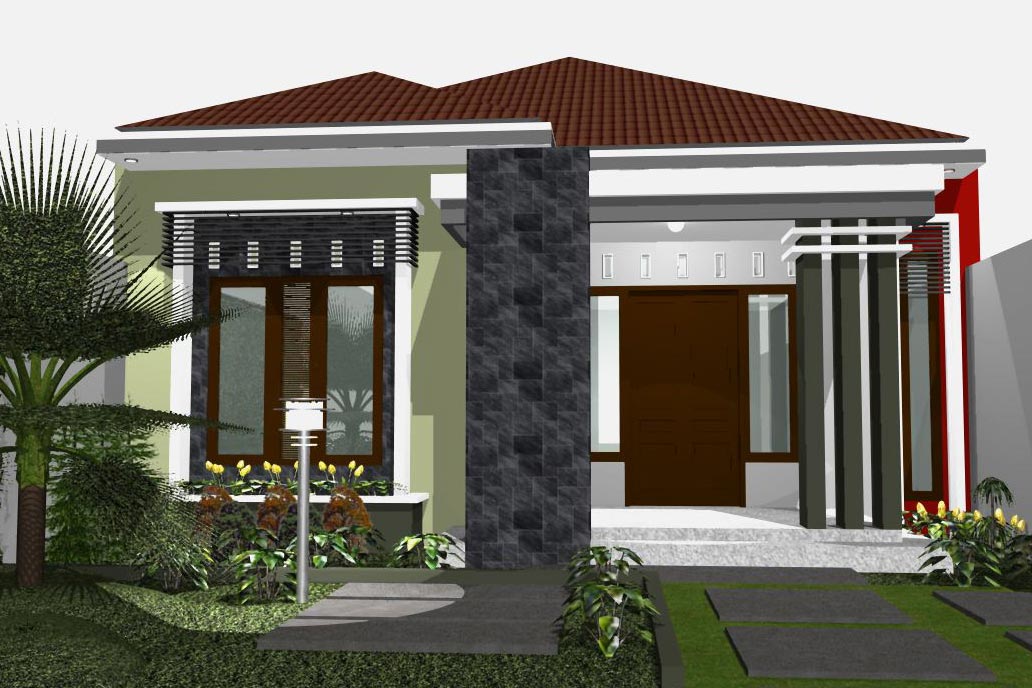 Gambar Desain Rumah Sederhana 1 Lantai