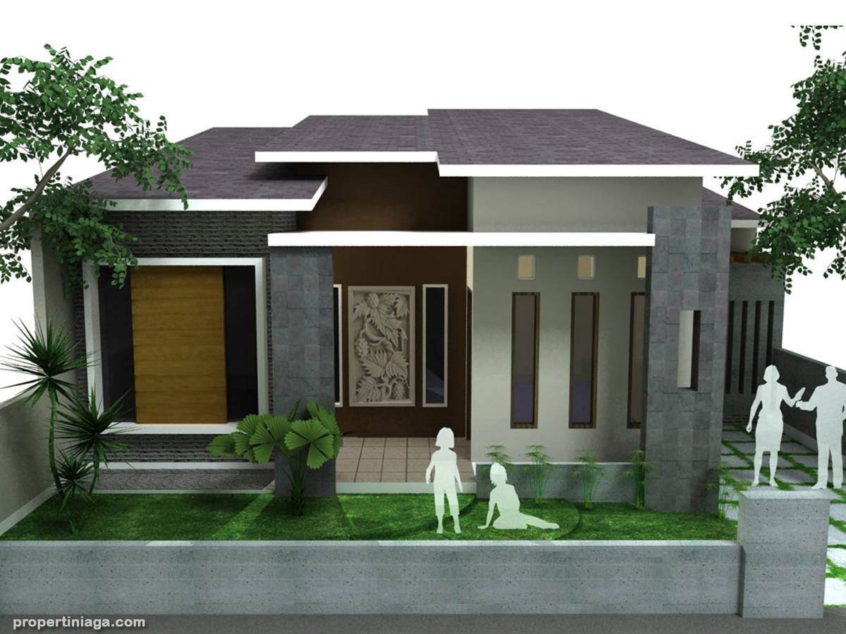 Gambar Desain Rumah Sederhana 1 Lantai