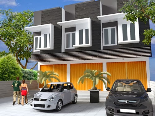 Desain Rumah Toko Minimalis 1 Lantai