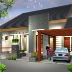 Rumah Minimalis 1 Lantai Tampak Depan