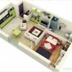 Denah Apartemen Minimalis Terbaru