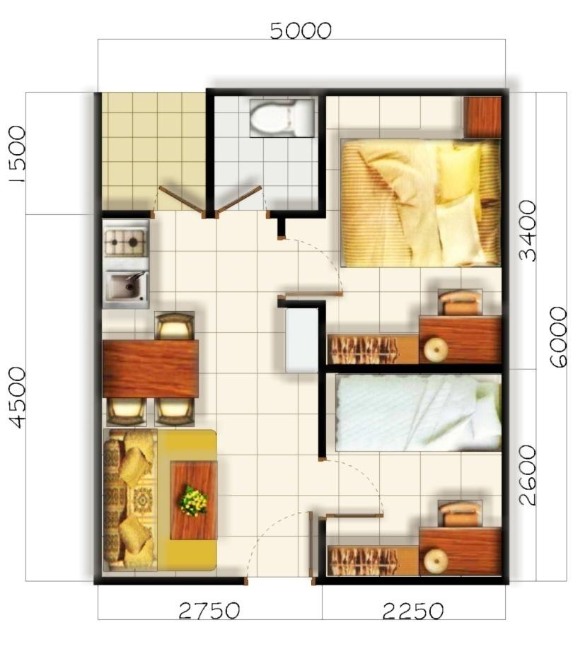 Denah Apartemen Minimalis Terbaru