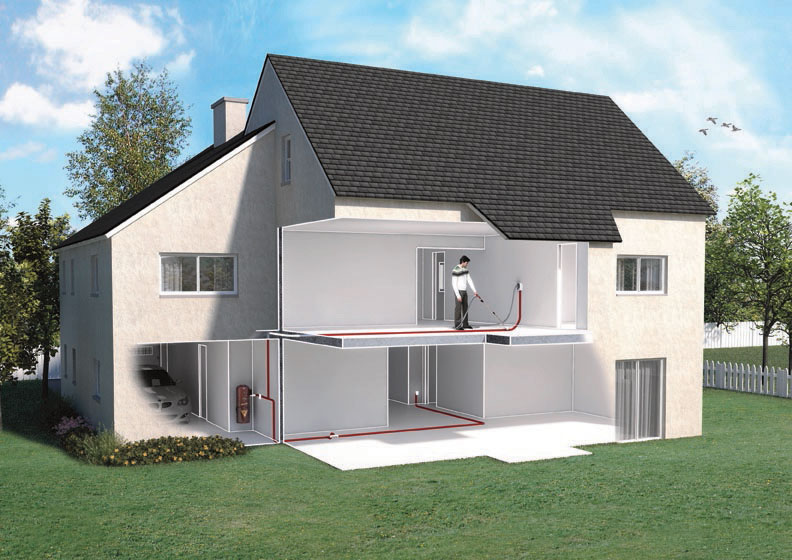 Desain Rumah Gaya Amerika 2 Lantai