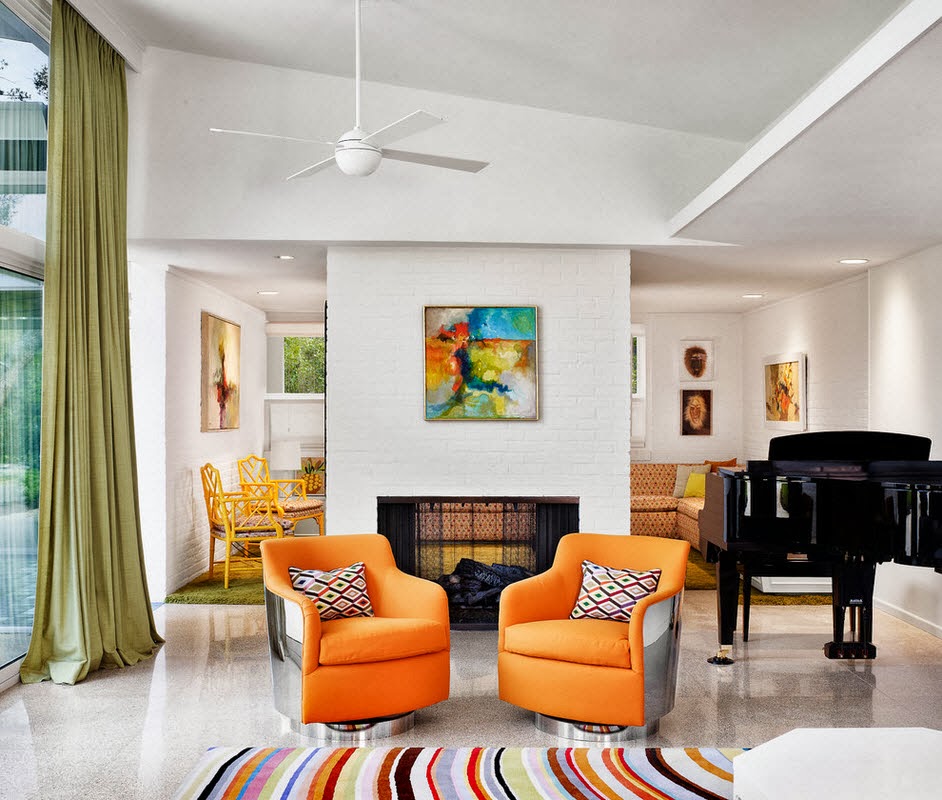 Warna Cat Rumah Nuansa Orange