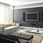 Warna Cat Rumah Minimalis Hitam Putih
