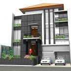 Ruko dan Rumah MInimalis 3 Lantai