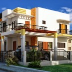 Warna Cat Rumah yang Cantik 2 Lantai