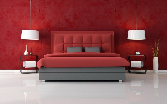 Desain Interior Rumah Minimalis Berkonsep Merah
