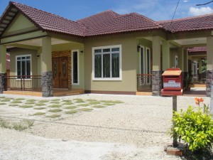 contoh warna cat luar rumah minimalis yang cantik