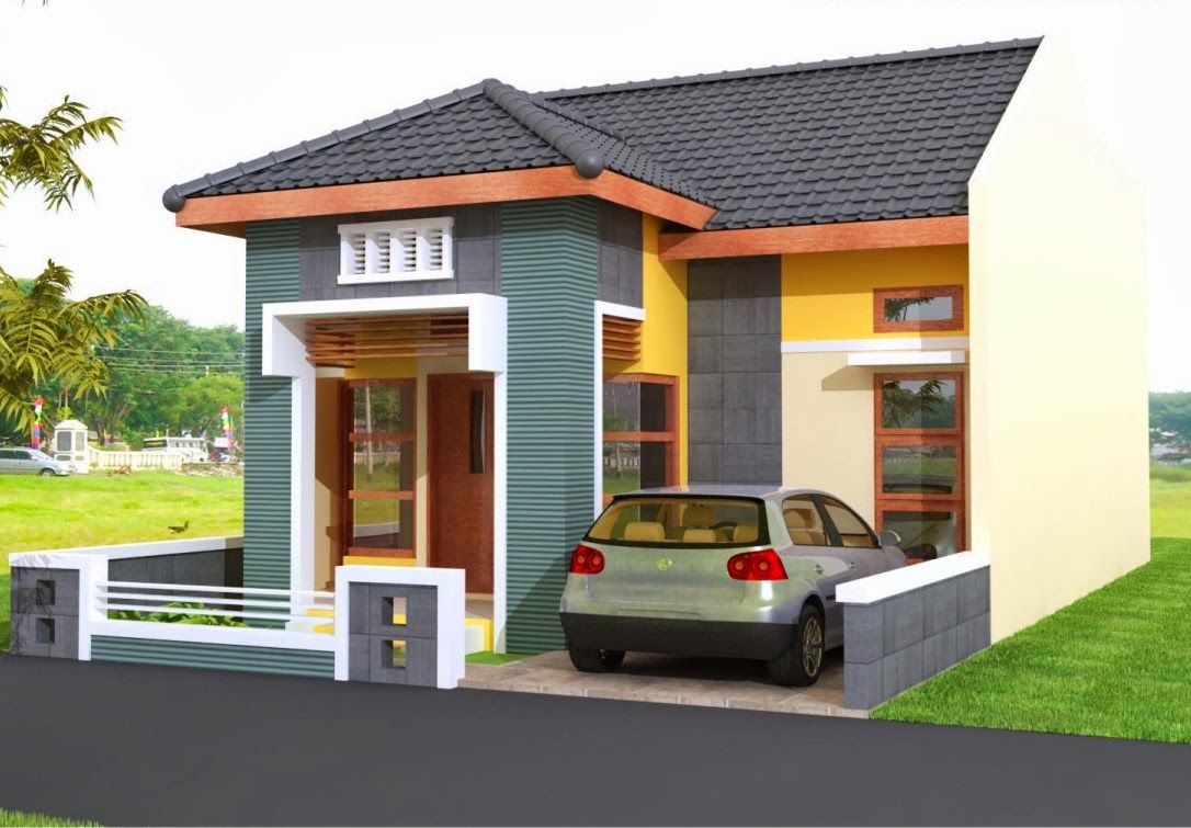 contoh warna cat luar rumah minimalis yang cantik