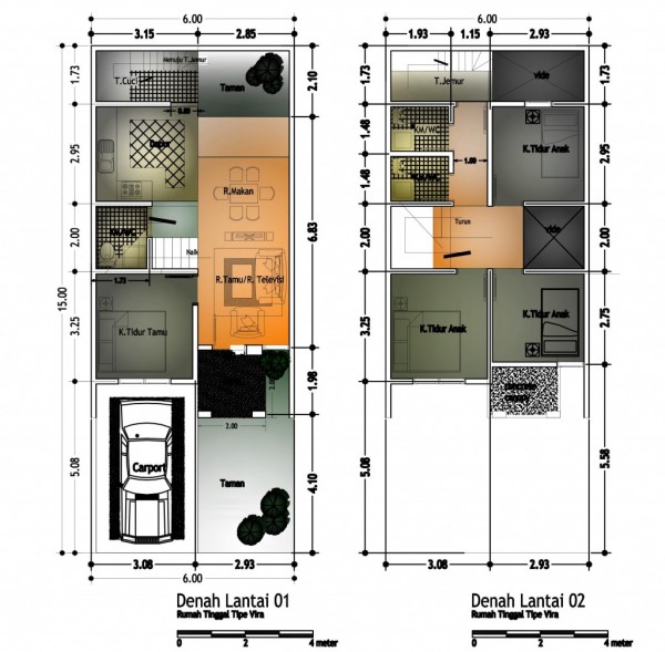Ukuran Rumah Minimalis Modern