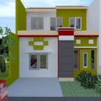 warna cat rumah yang cantik luar