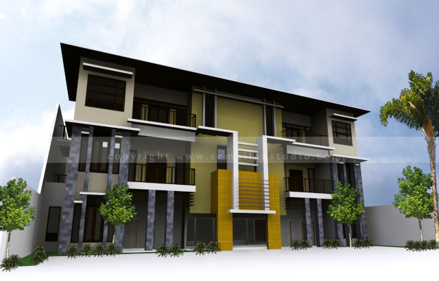 contoh cat rumah minimalis tampak depan