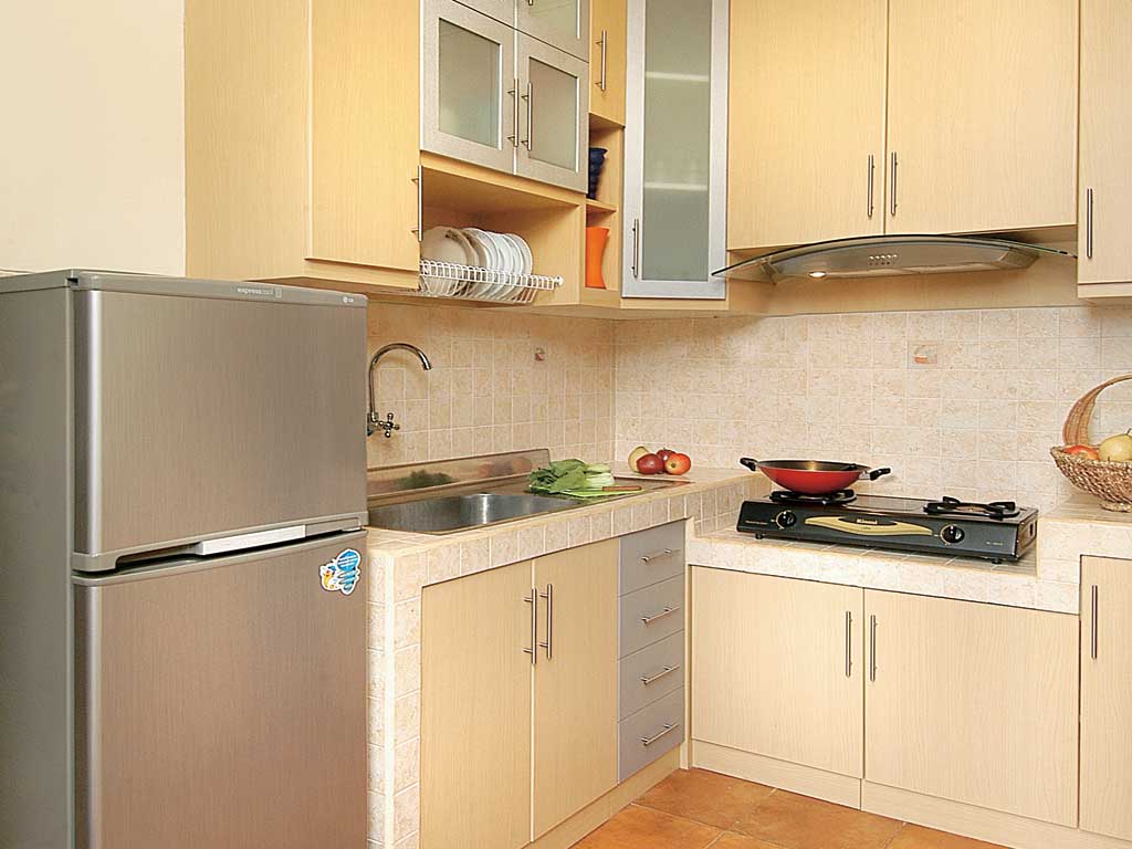 Dapur Mungil Minimalis Modern Nuansa Pastel