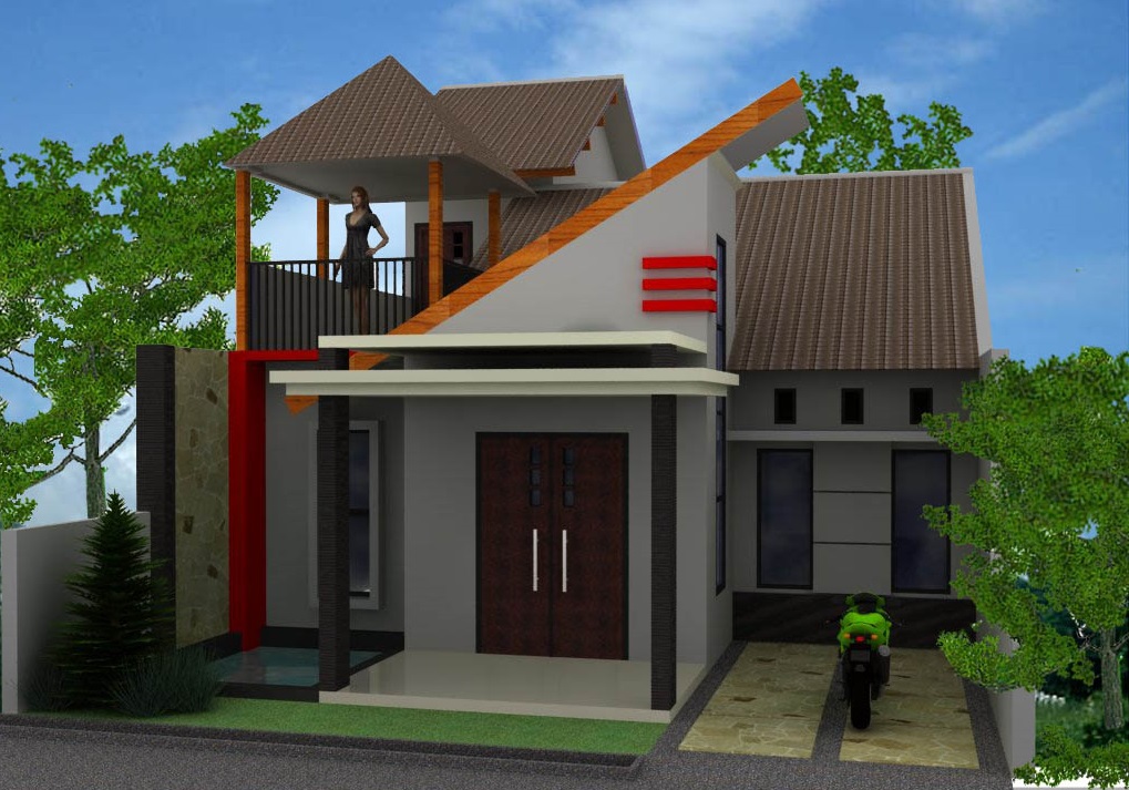 gambar rumah unik sederhana