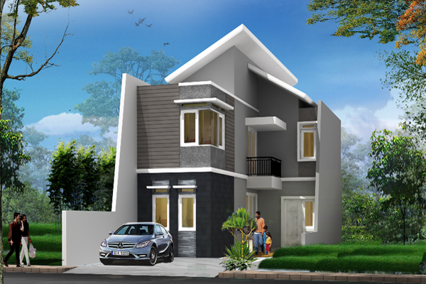 gambar rumah tingkat ukuran kecil