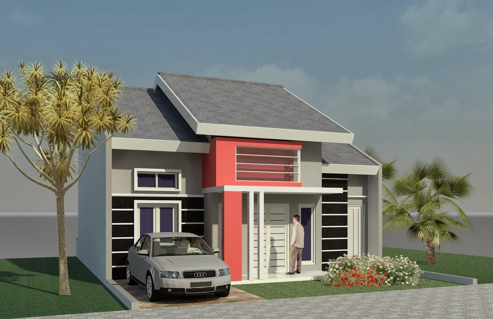 Desain Rumah Minimalis Type/Tipe 21