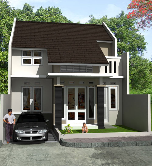 Rumah Minimalis Modern Mobil Di Depan