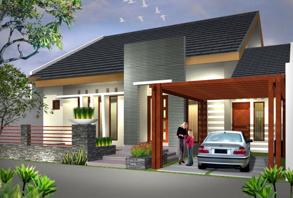 Model Rumah Minimalis 1 Lantai Modern