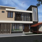 Model Rumah Minimalis Modern Tampak Depan Bertingkat
