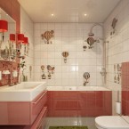 Gambar Kamar Mandi Hotel Nuansa Pink