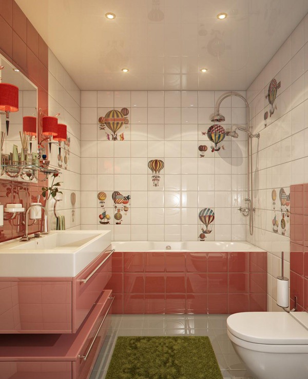 Gambar Kamar Mandi Hotel Nuansa Pink