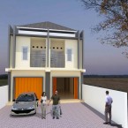 Desain ruko sederhana rumah minimalis modern