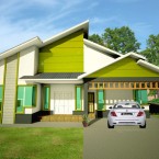 denah rumah minimalis 1 lantai 3 kamar tidur