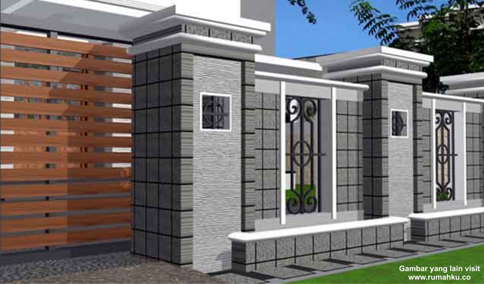 Model Rumah Minimalis mewah tampak depan