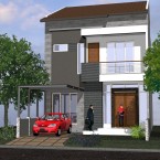 Desain Rumah Minimalis Mewah 2 Lantai Modern