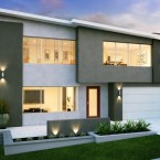 Desain Rumah Minimalis Mewah 2 Lantai Modern