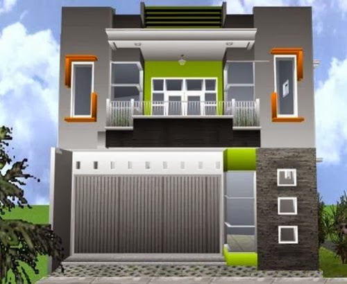 Ruko Minimalis Model 1 dan 2 Lantai Modern