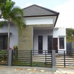 Rumah Minimalis Sederhana Pagar Besi