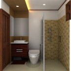 Interior dan Kemarik Kamar Mandi Yang Cakep