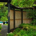 Model pagar rumah minimalis sederhana kayu