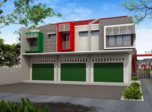 ruko minimalis 2 lantai modern 