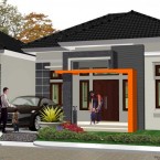 Rumah 3 Kamar Tidur Tampak Depan