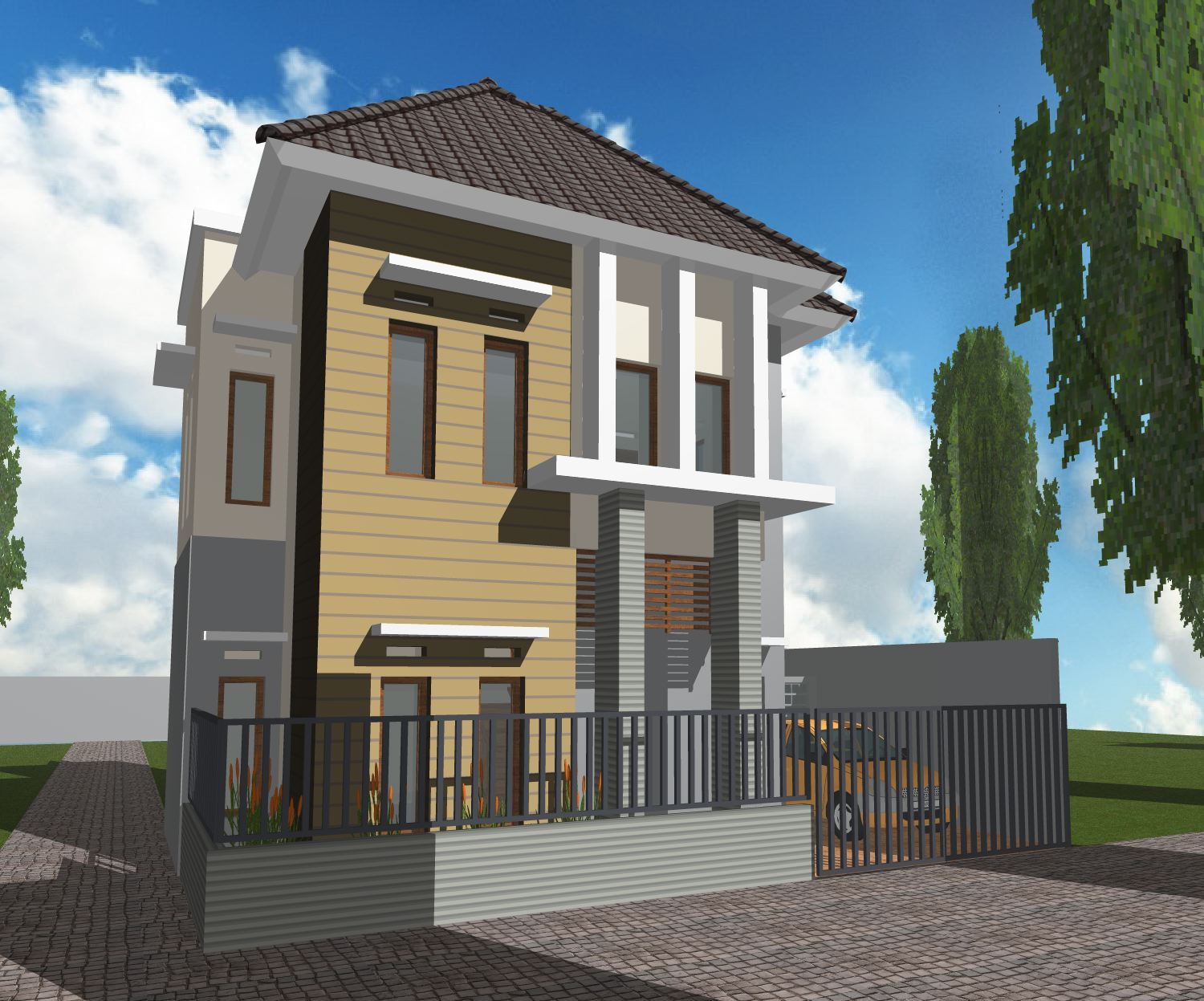 Desain Rumah Minimalis Type/Tipe 21