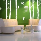 Motif Wallpaper Dinding Alam Hijau