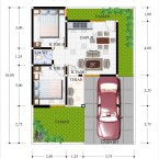 Denah Rumah Minimalis Type 36