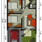 Denah Rumah Minimalis Type 36 Terbaru