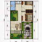 Denah Rumah Minimalis Type 36