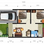 Denah Rumah Minimalis Type 36 yang ideal
