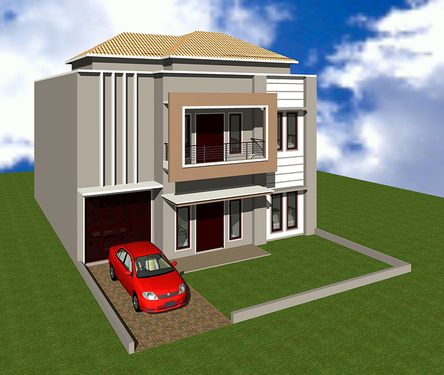 Desain Rumah Kecil Mewah Elegan