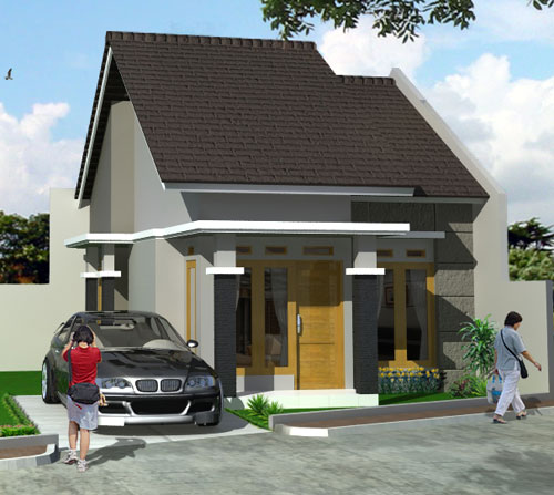 Contoh Desain Rumah Minimalis tipe 36